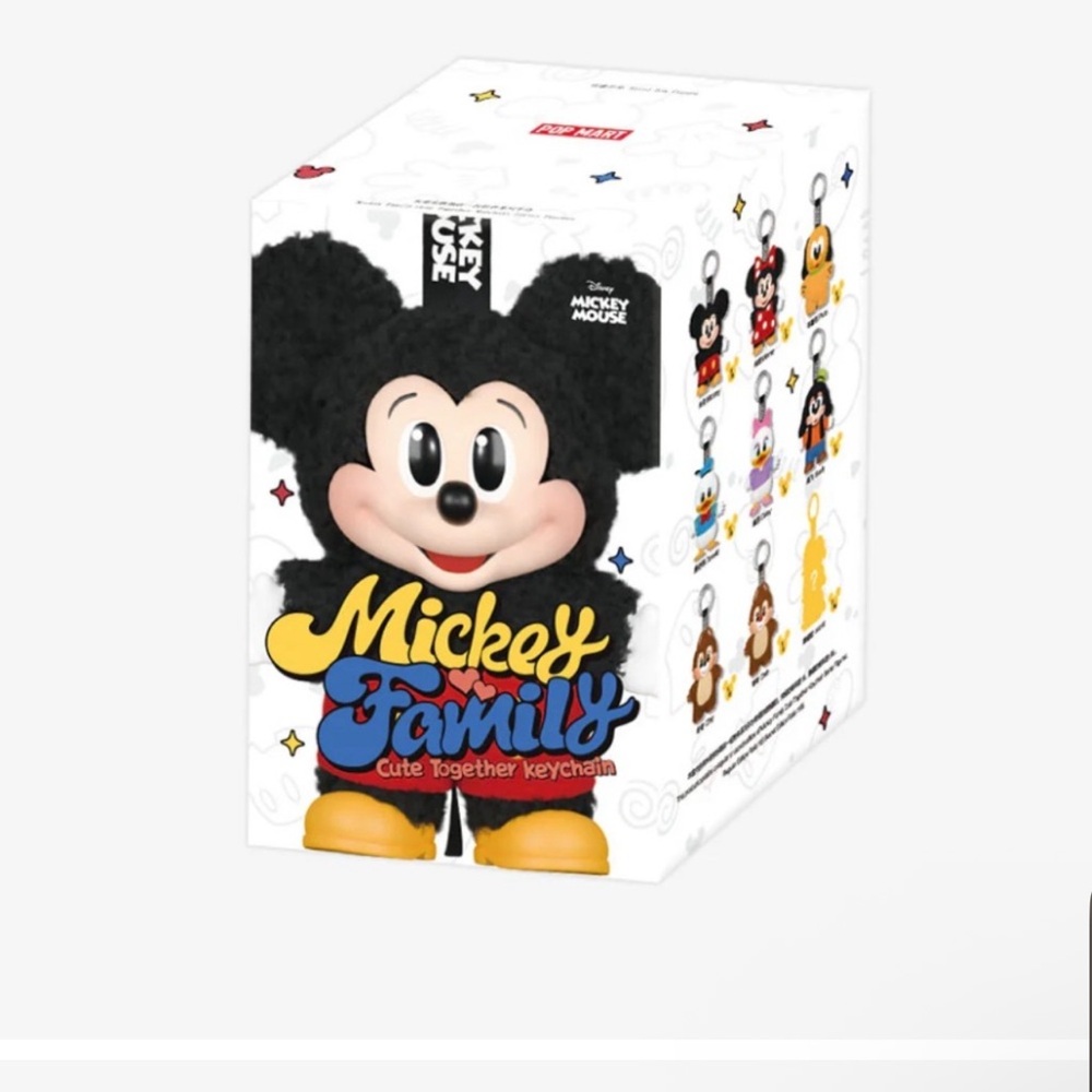 New authentic pop mart confirmed, Mickey Mouse Family bag charm